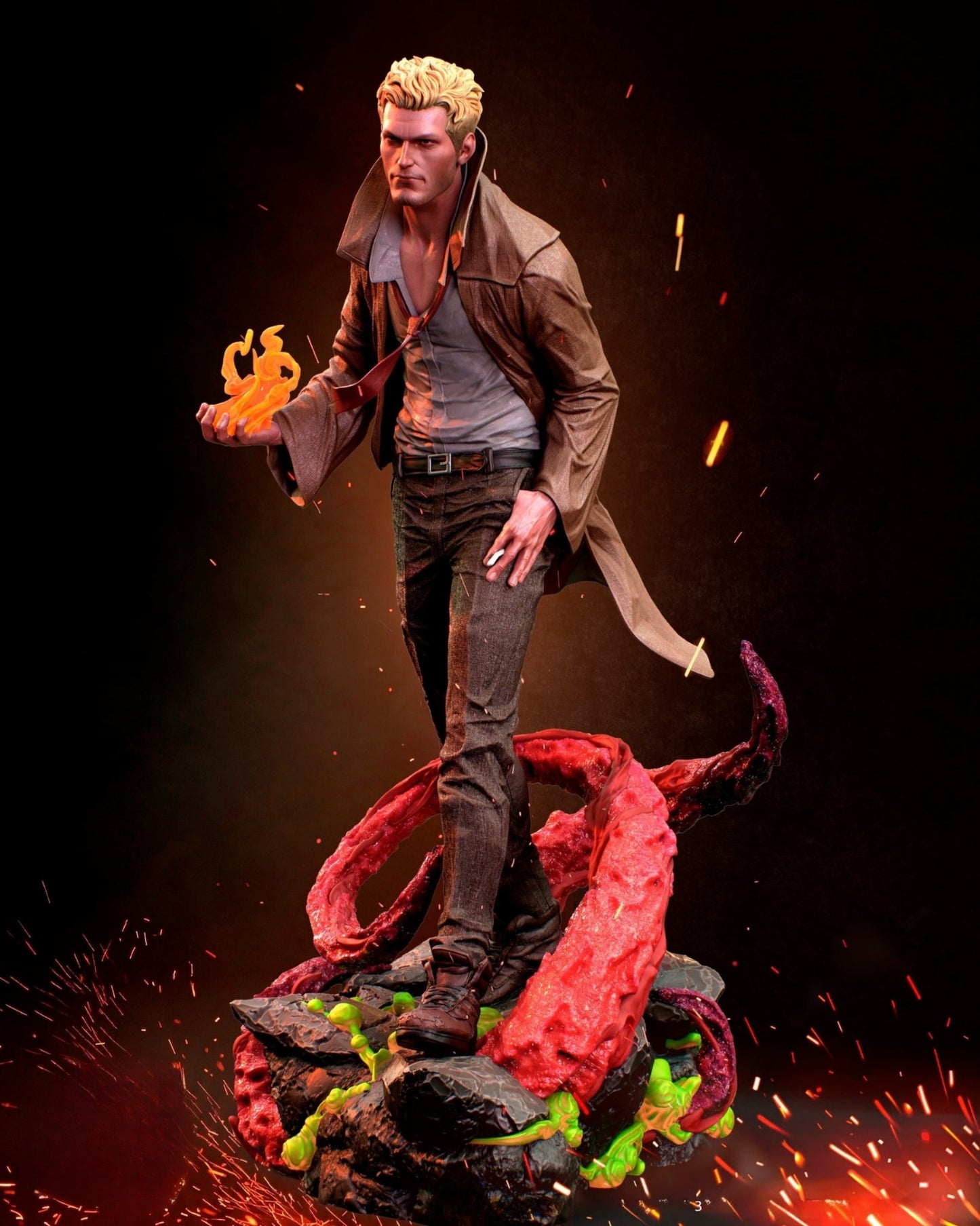 1108 John Constantine_DC Comics - STL 3D Print Files
