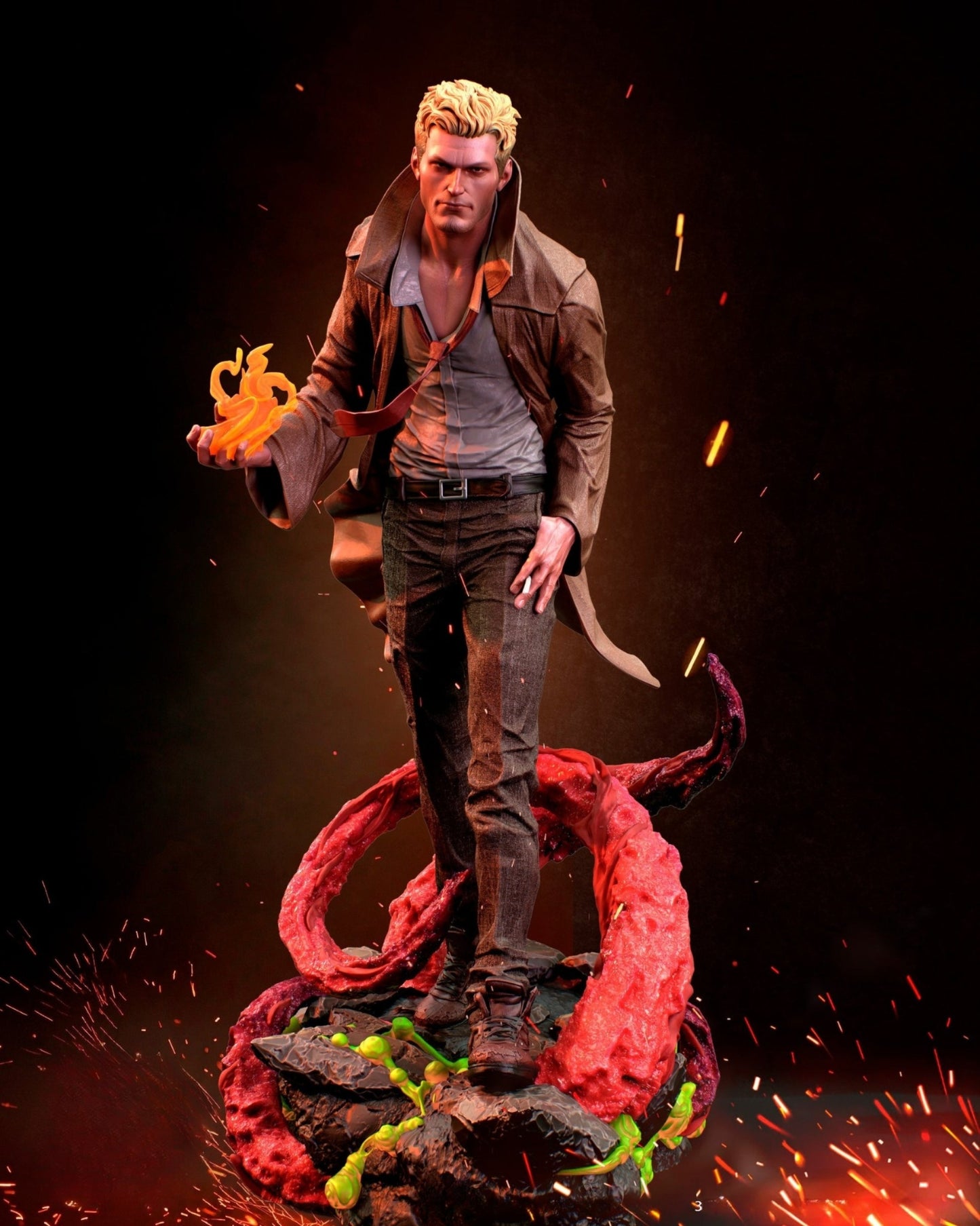 1108 John Constantine_DC Comics - STL 3D Print Files