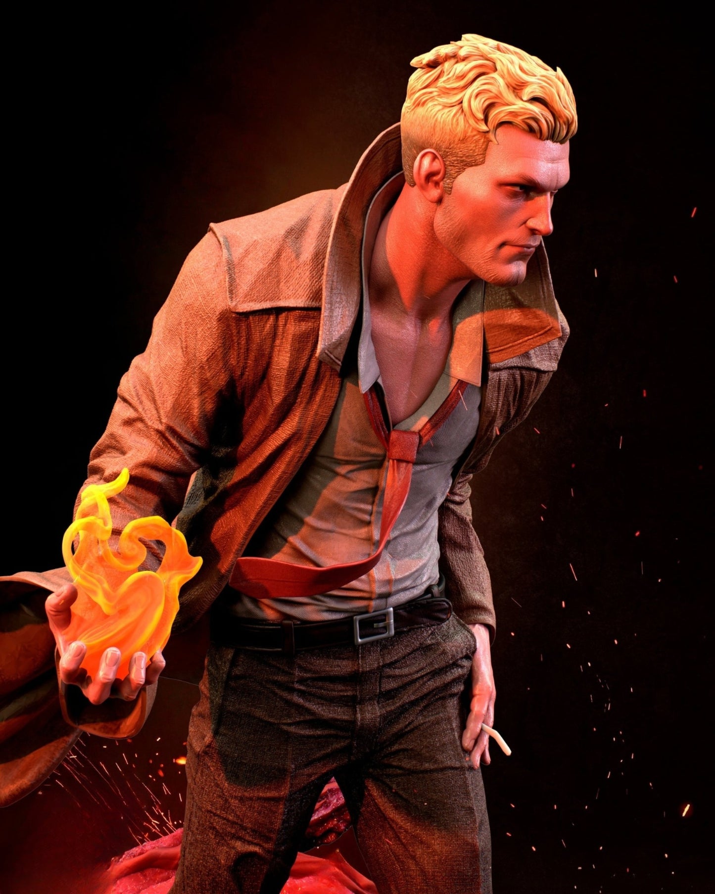 1108 John Constantine_DC Comics - STL 3D Print Files