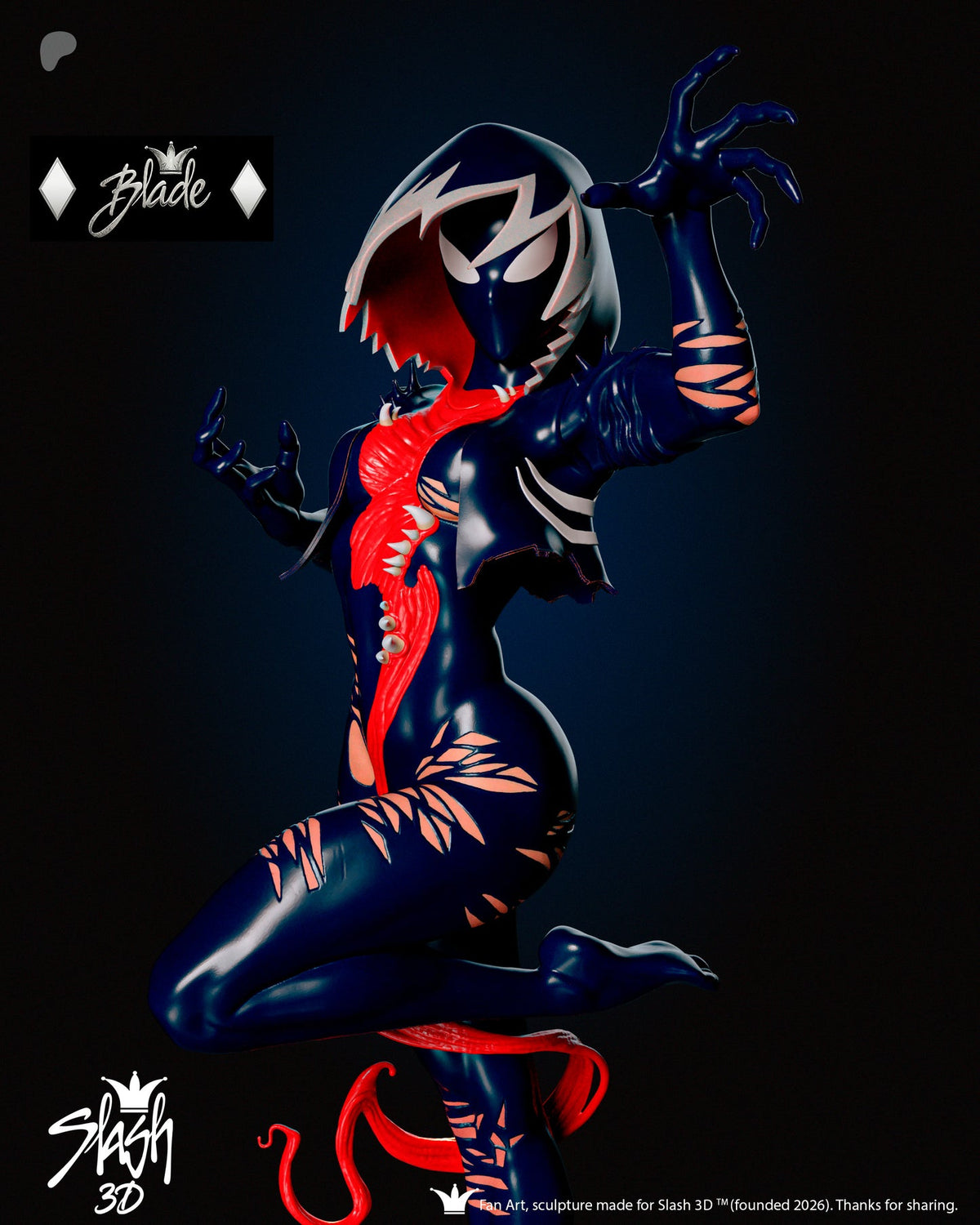 1927 Gwenom_Spider-Gwen - STL 3D Print Files