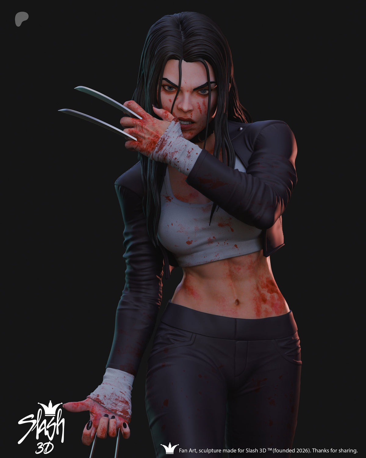 2200 X-23 Laura Kinney_Marvel Comics - STL 3D Print Files