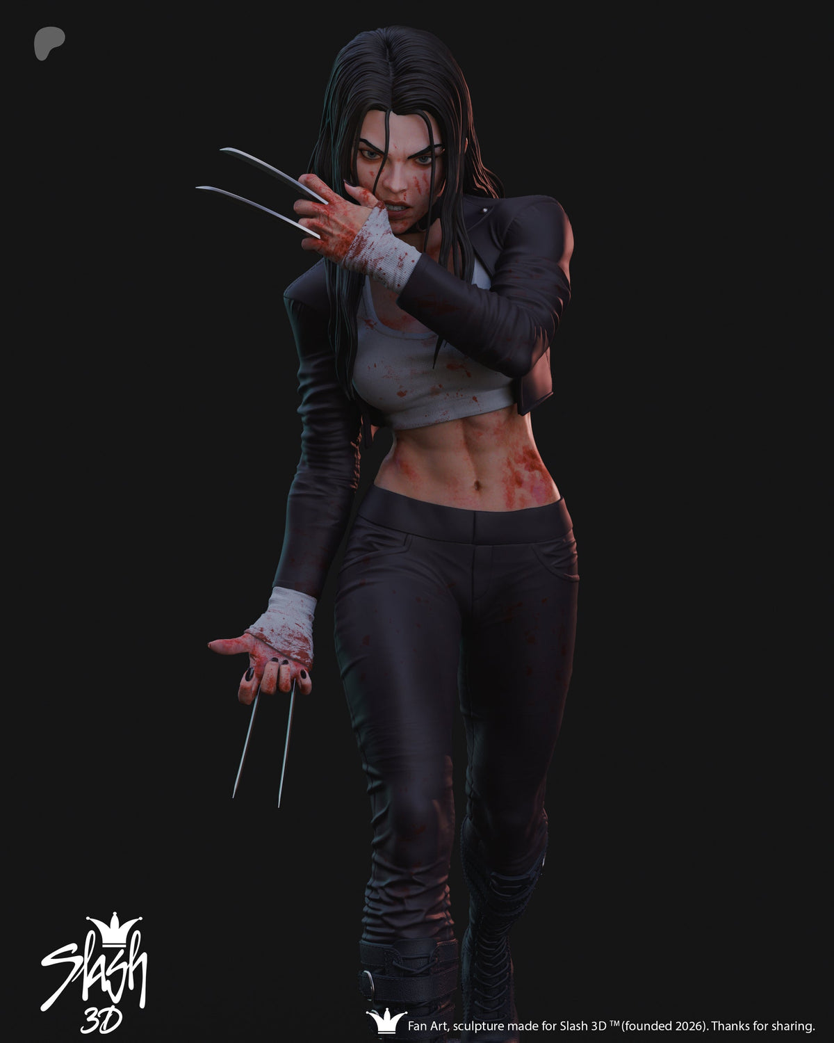 2200 X-23 Laura Kinney_Marvel Comics - STL 3D Print Files
