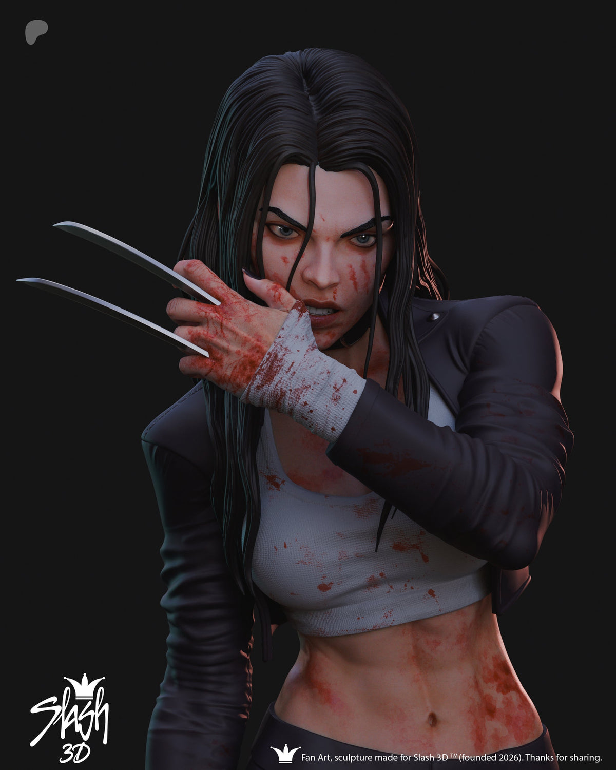2200 X-23 Laura Kinney_Marvel Comics - STL 3D Print Files