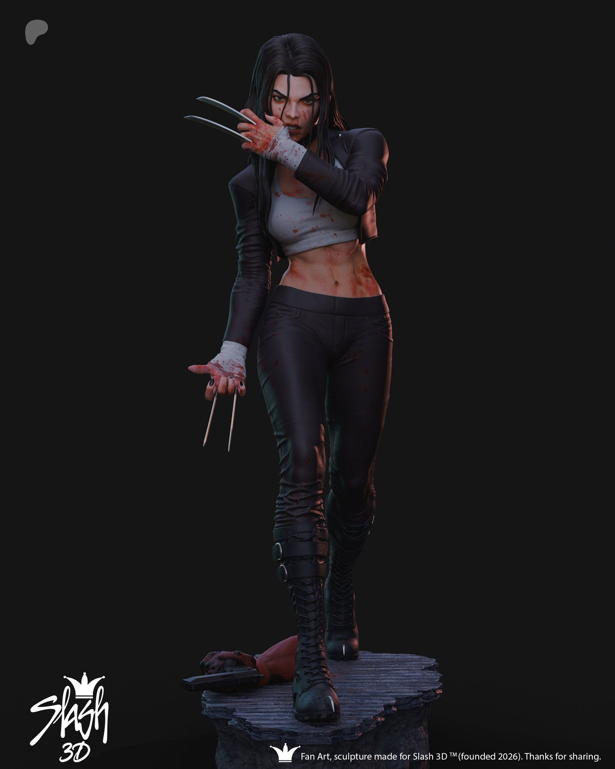 2200 X-23 Laura Kinney_Marvel Comics - STL 3D Print Files