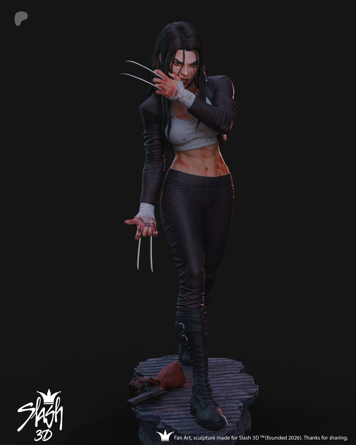 2200 X-23 Laura Kinney_Marvel Comics - STL 3D Print Files