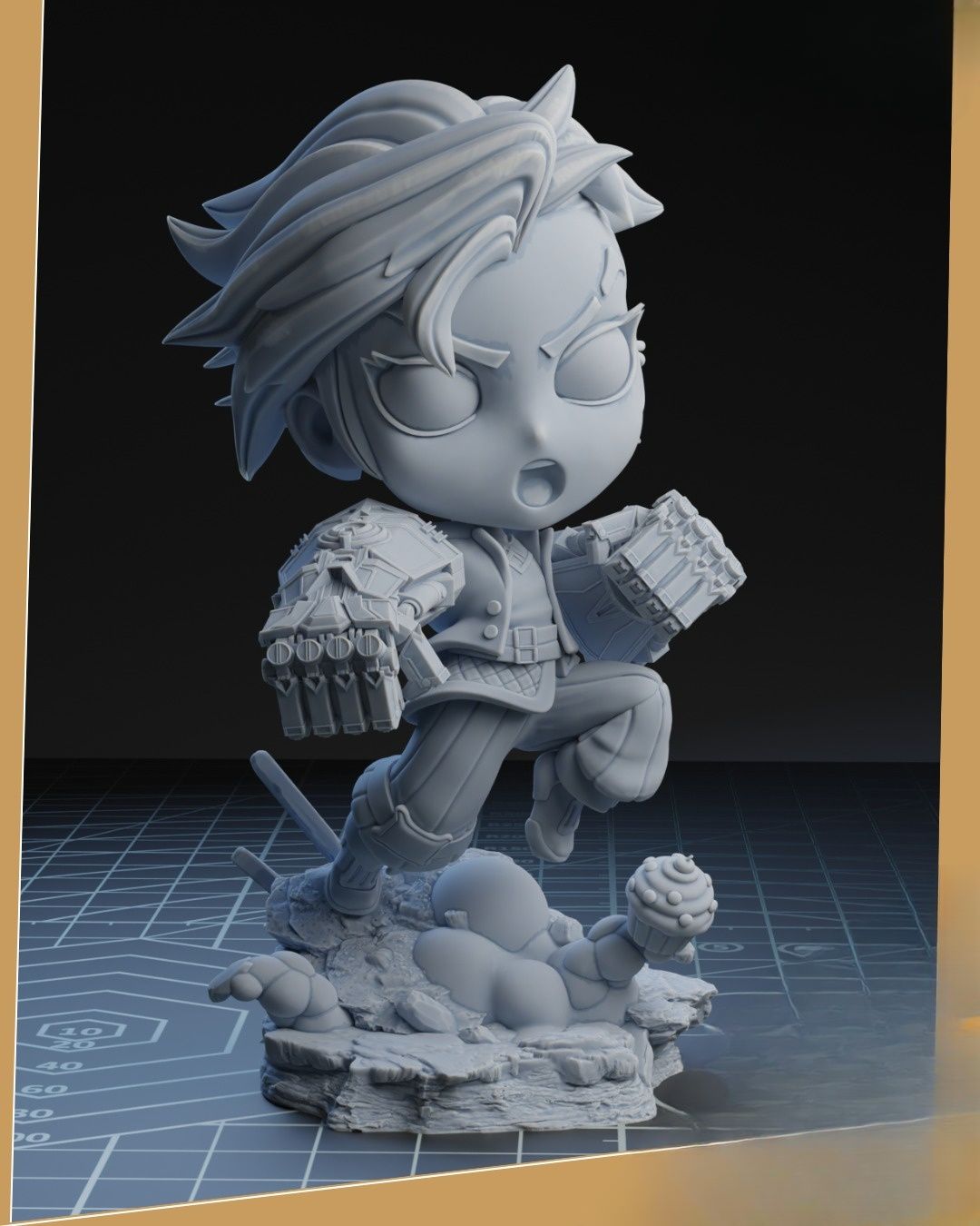0214 Chibi Vi - STL 3D Print Files