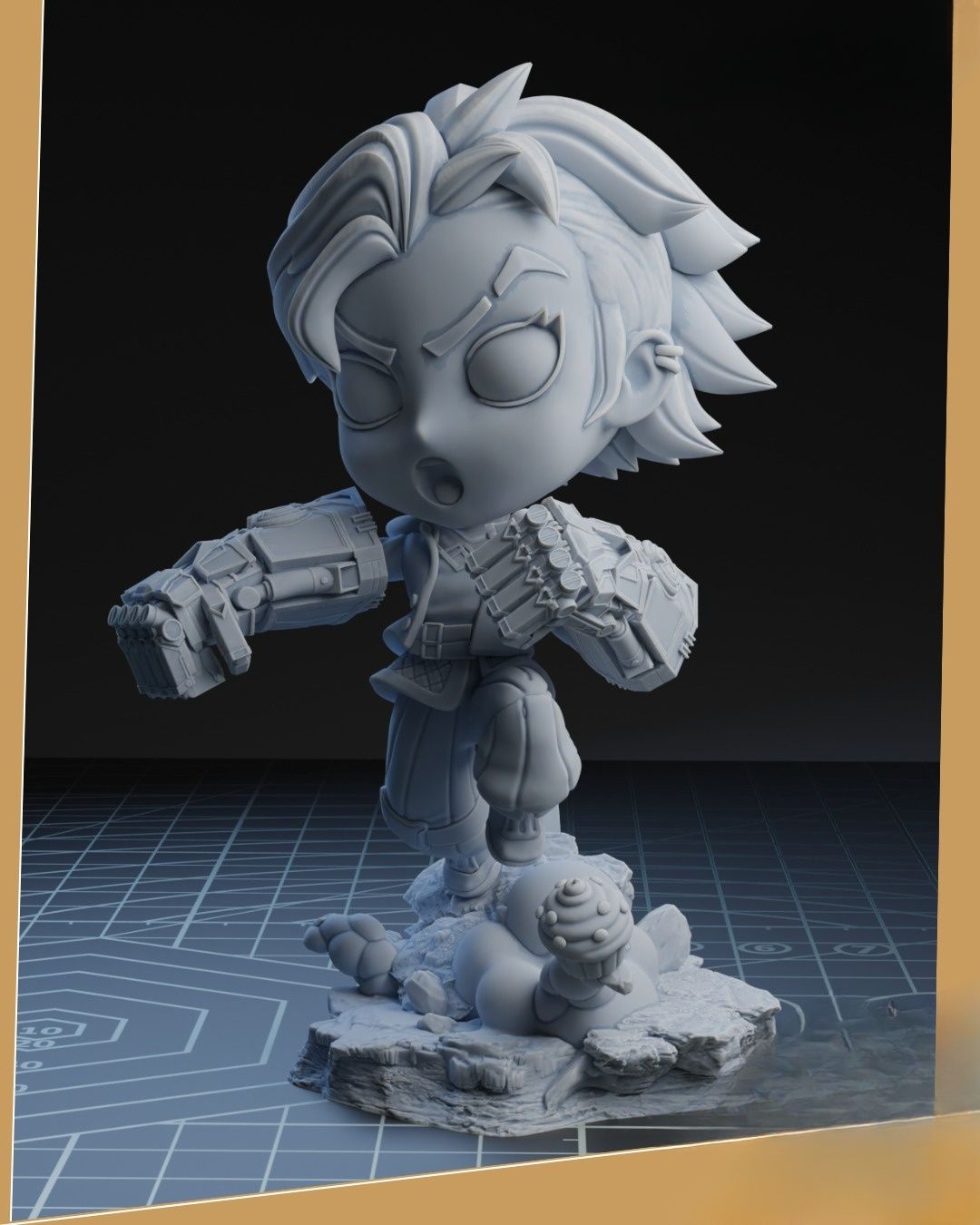 0214 Chibi Vi - STL 3D Print Files