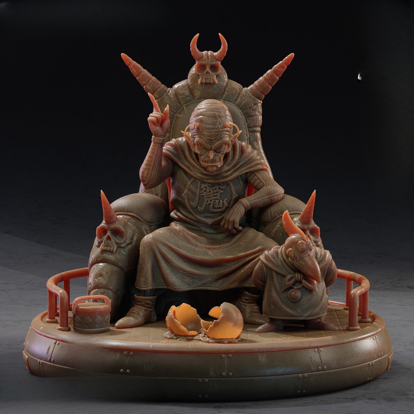 1491 King Piccolo_Dragon Ball - STL 3D Print Files