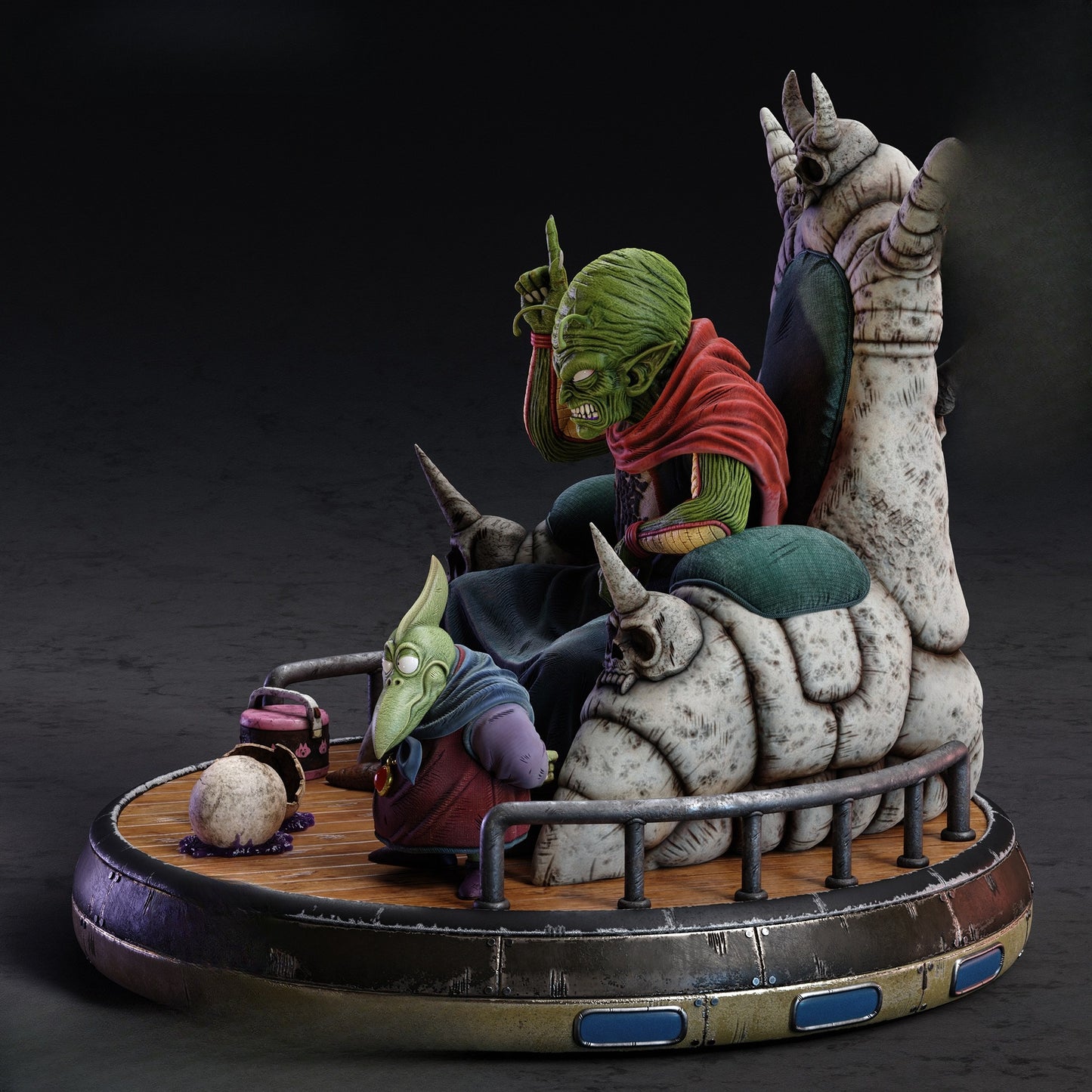 1491 King Piccolo_Dragon Ball - STL 3D Print Files