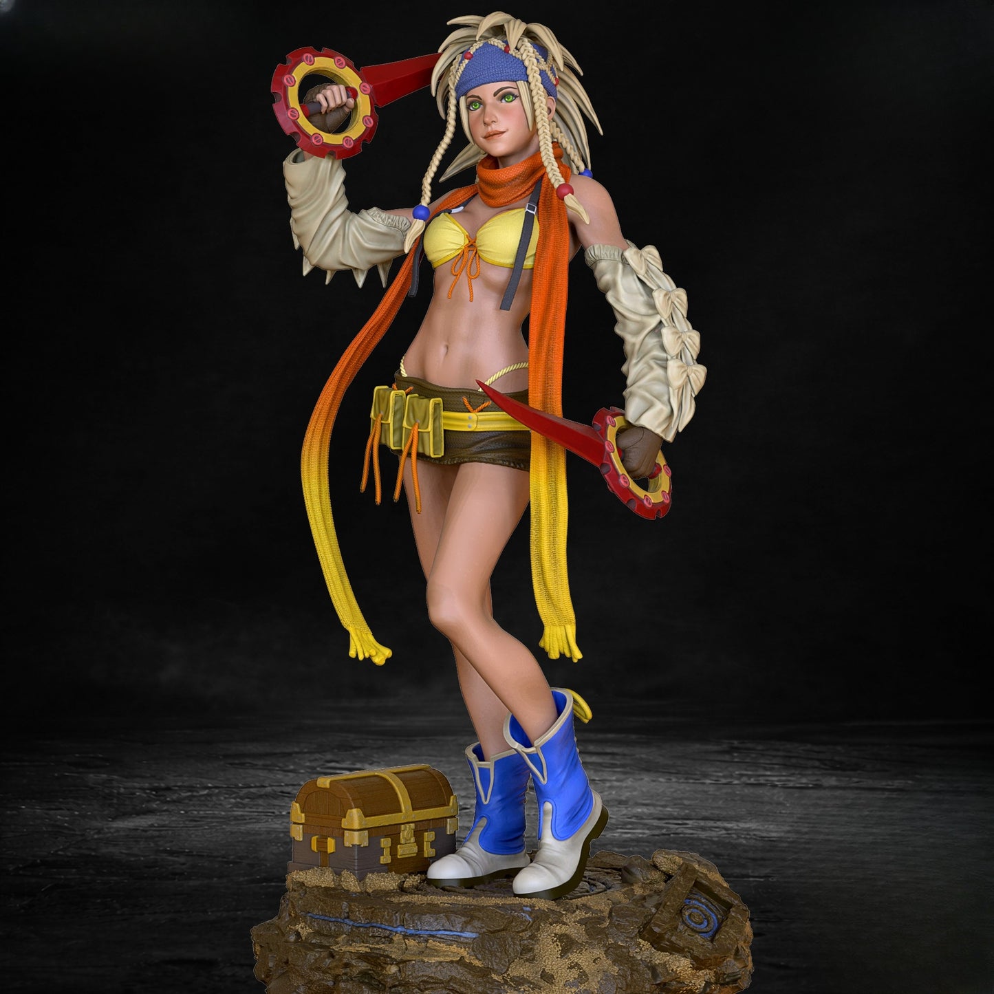 1411 Rikku_Final Fantasy X-2 - STL 3D Print Files