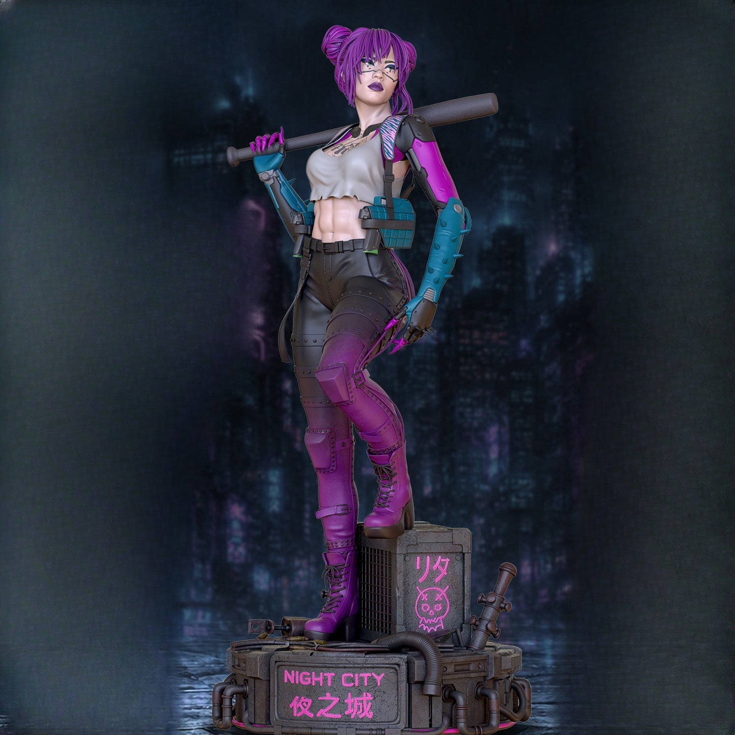 1325 Rita Wheeler_Cyberpunk 2077 - STL 3D Print Files