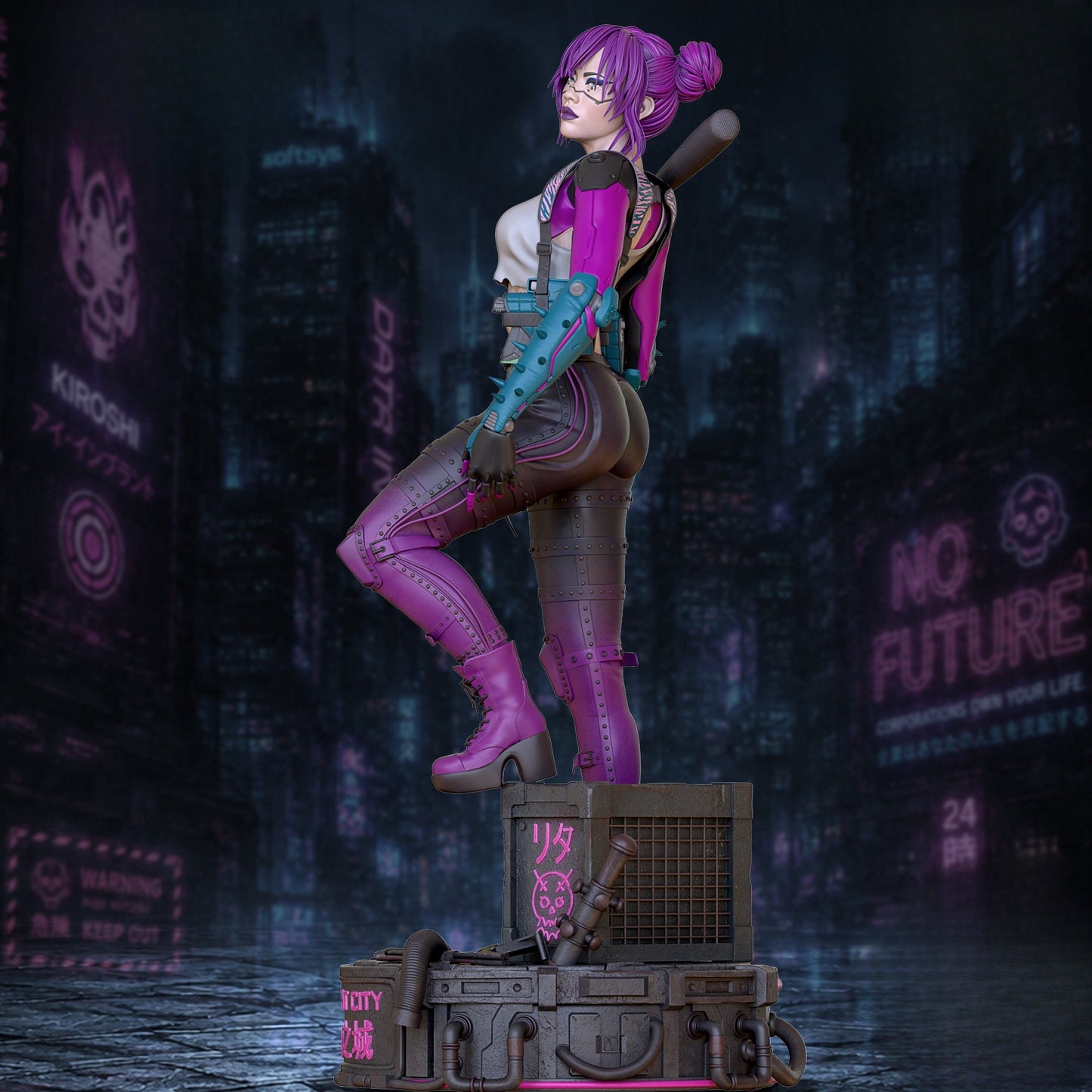 1325 Rita Wheeler_Cyberpunk 2077 - STL 3D Print Files