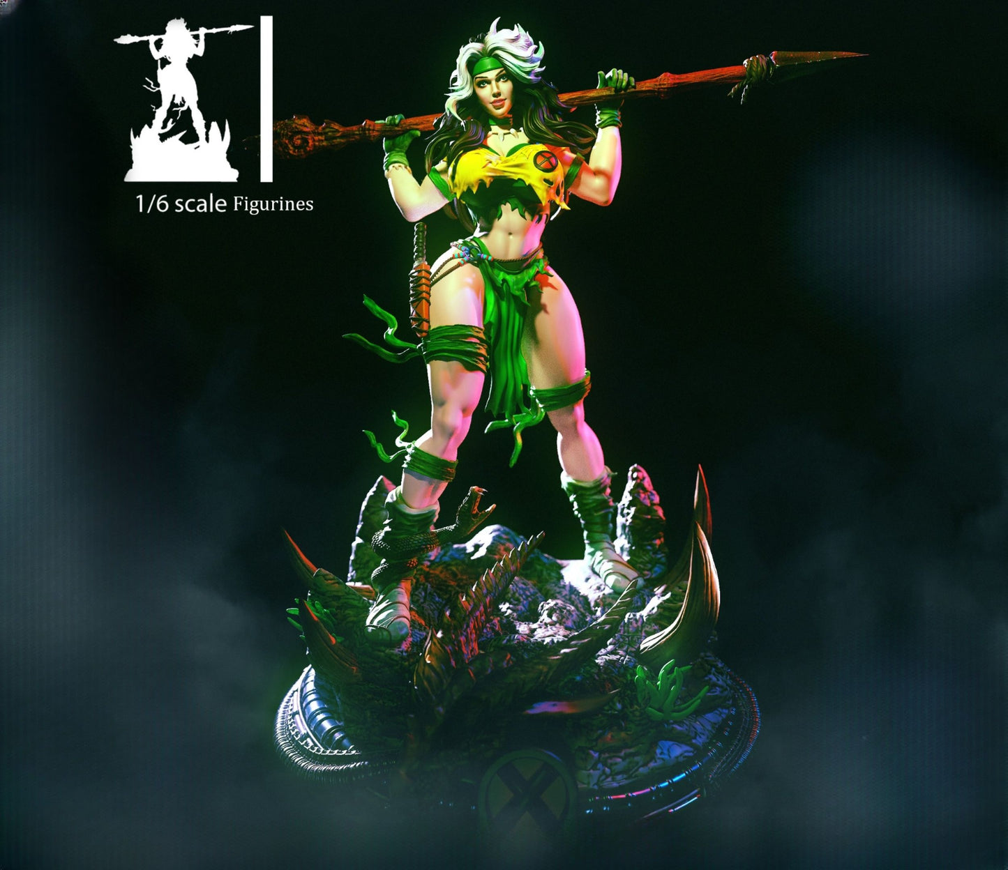 0225 Rogue the Savage Land NSFW - STL 3D Print Files