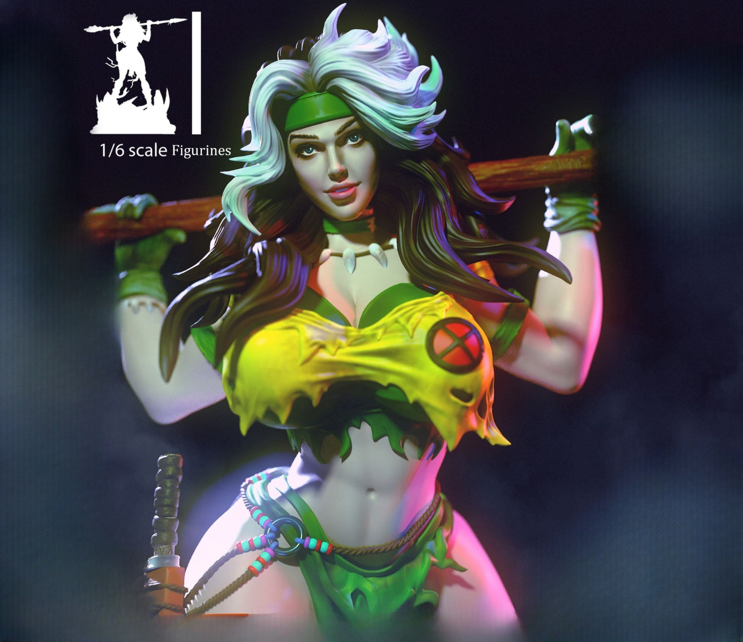 0225 Rogue the Savage Land NSFW - STL 3D Print Files
