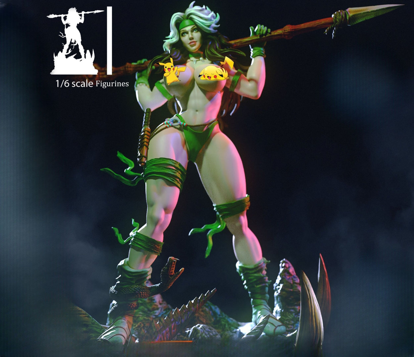 0225 Rogue the Savage Land NSFW - STL 3D Print Files