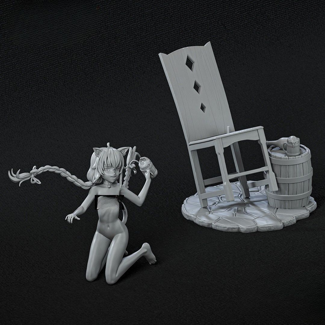 0310 Mushoku Tensei_Roxy NSFW - STL 3D Print Files
