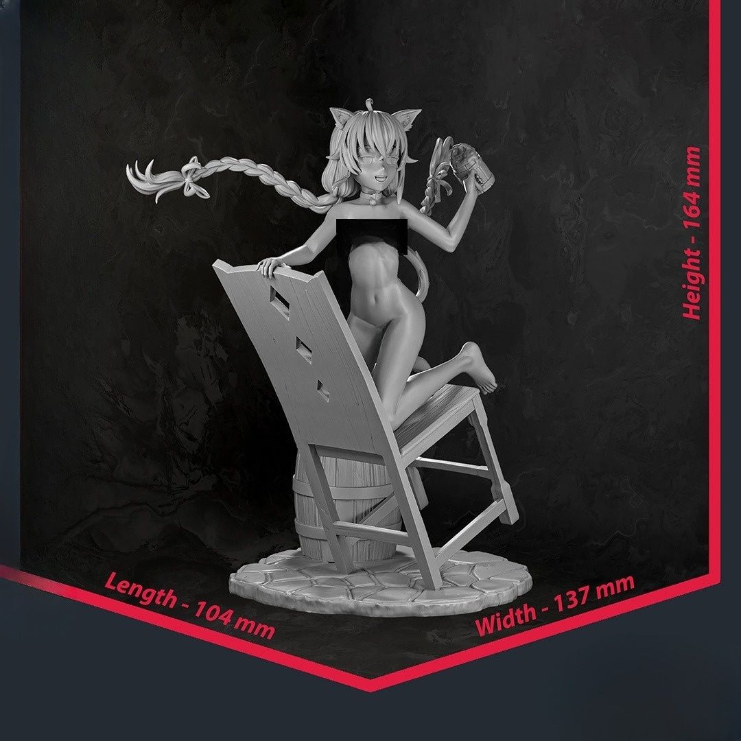 0310 Mushoku Tensei_Roxy NSFW - STL 3D Print Files