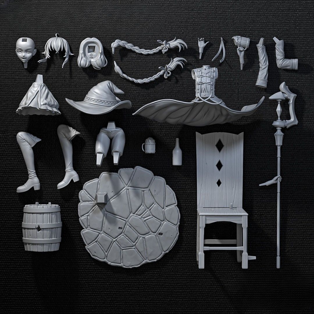 0310 Mushoku Tensei_Roxy NSFW - STL 3D Print Files