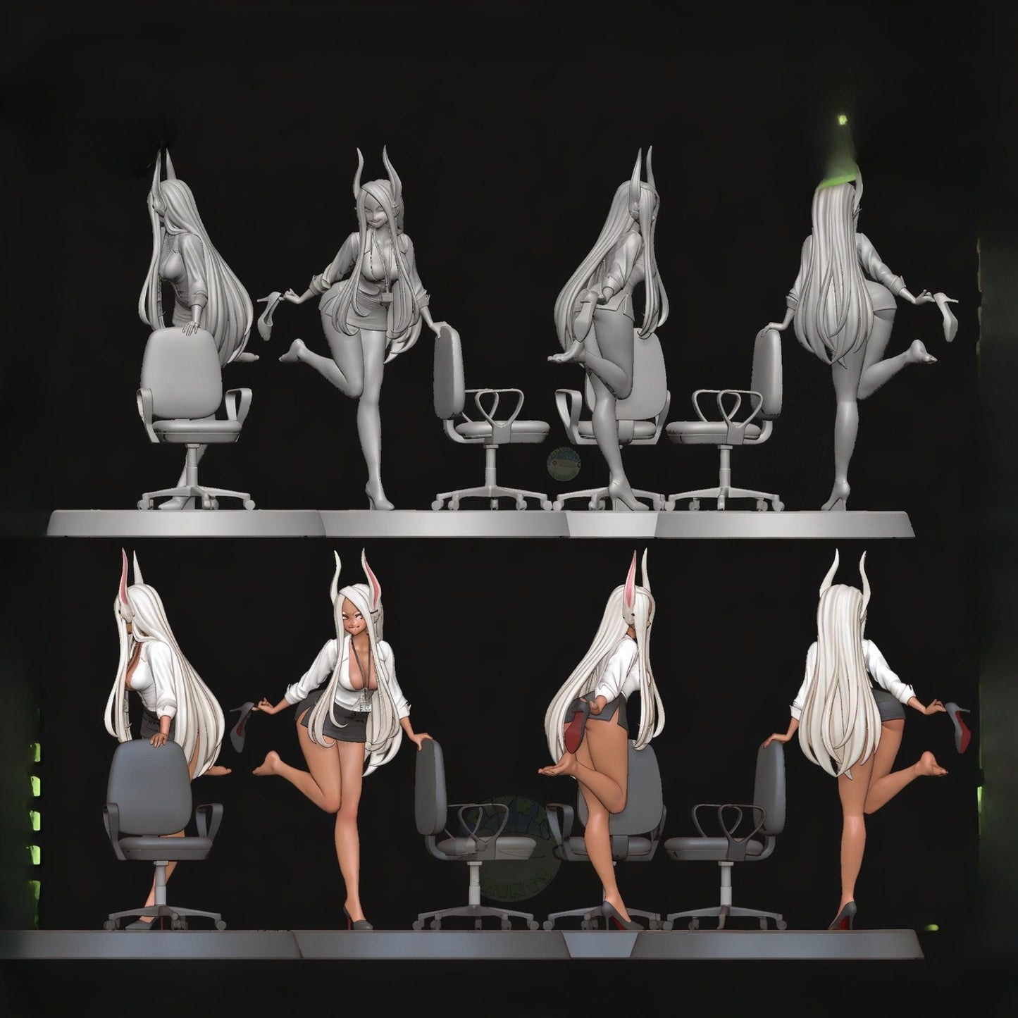 0419 Mirko_My Hero Acedemia - STL 3D Print Files