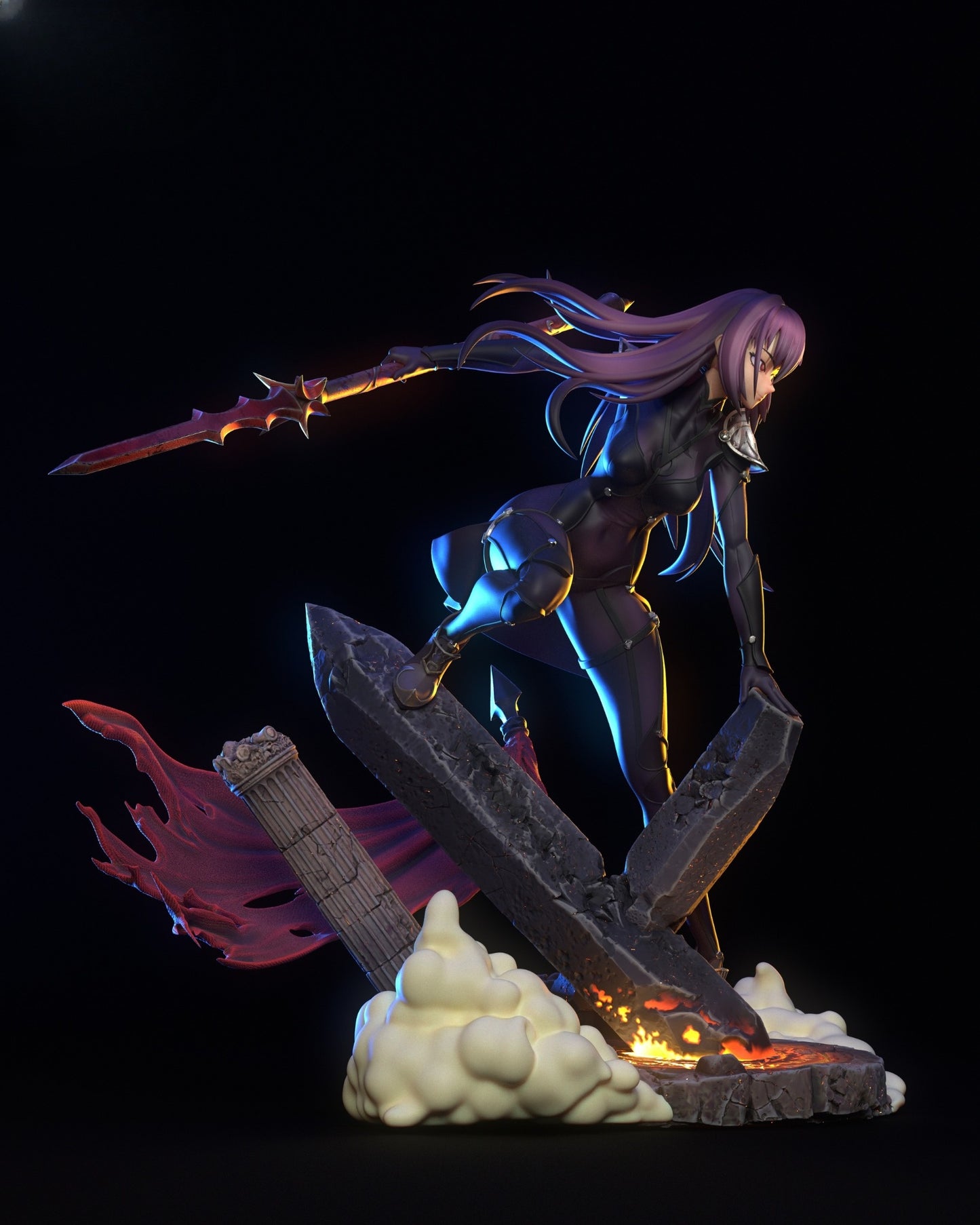 1523 Scáthach_FateGrand Order - STL 3D Print Files