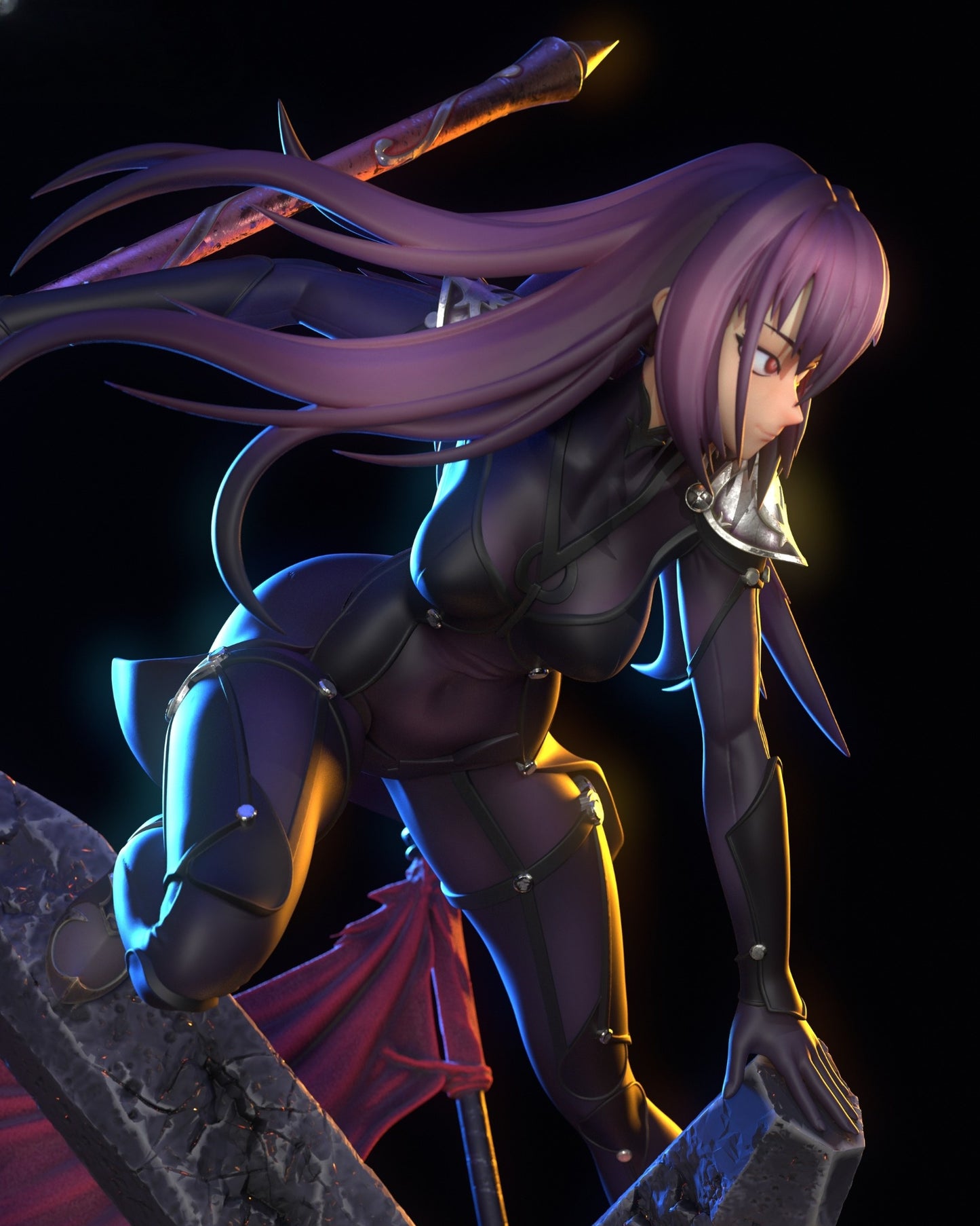 1523 Scáthach_FateGrand Order - STL 3D Print Files