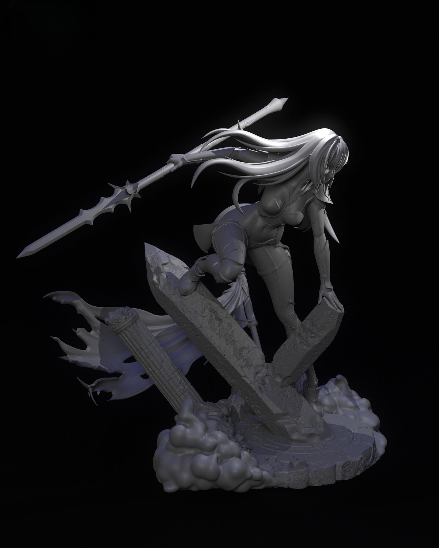 1523 Scáthach_FateGrand Order - STL 3D Print Files