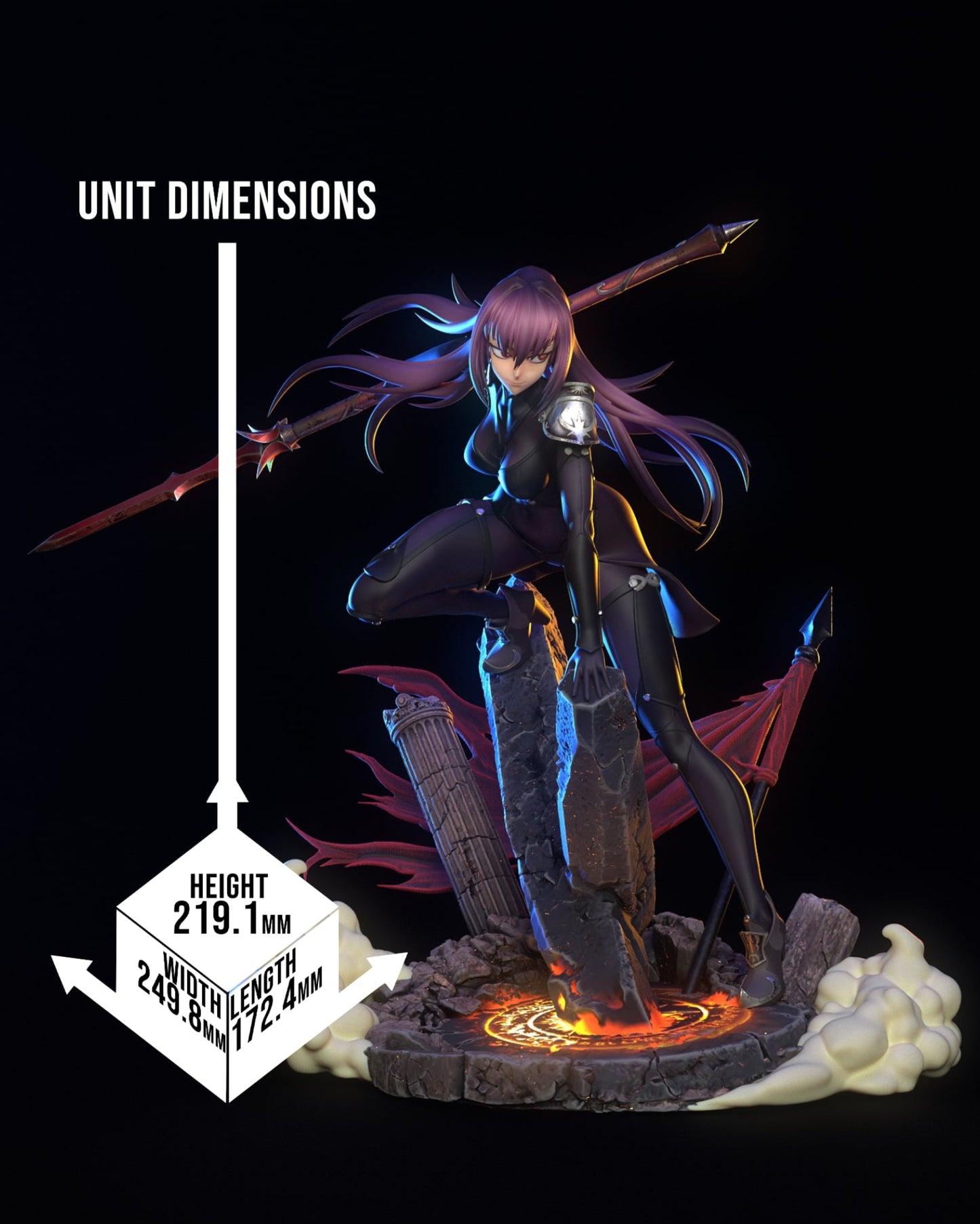 1523 Scáthach_FateGrand Order - STL 3D Print Files