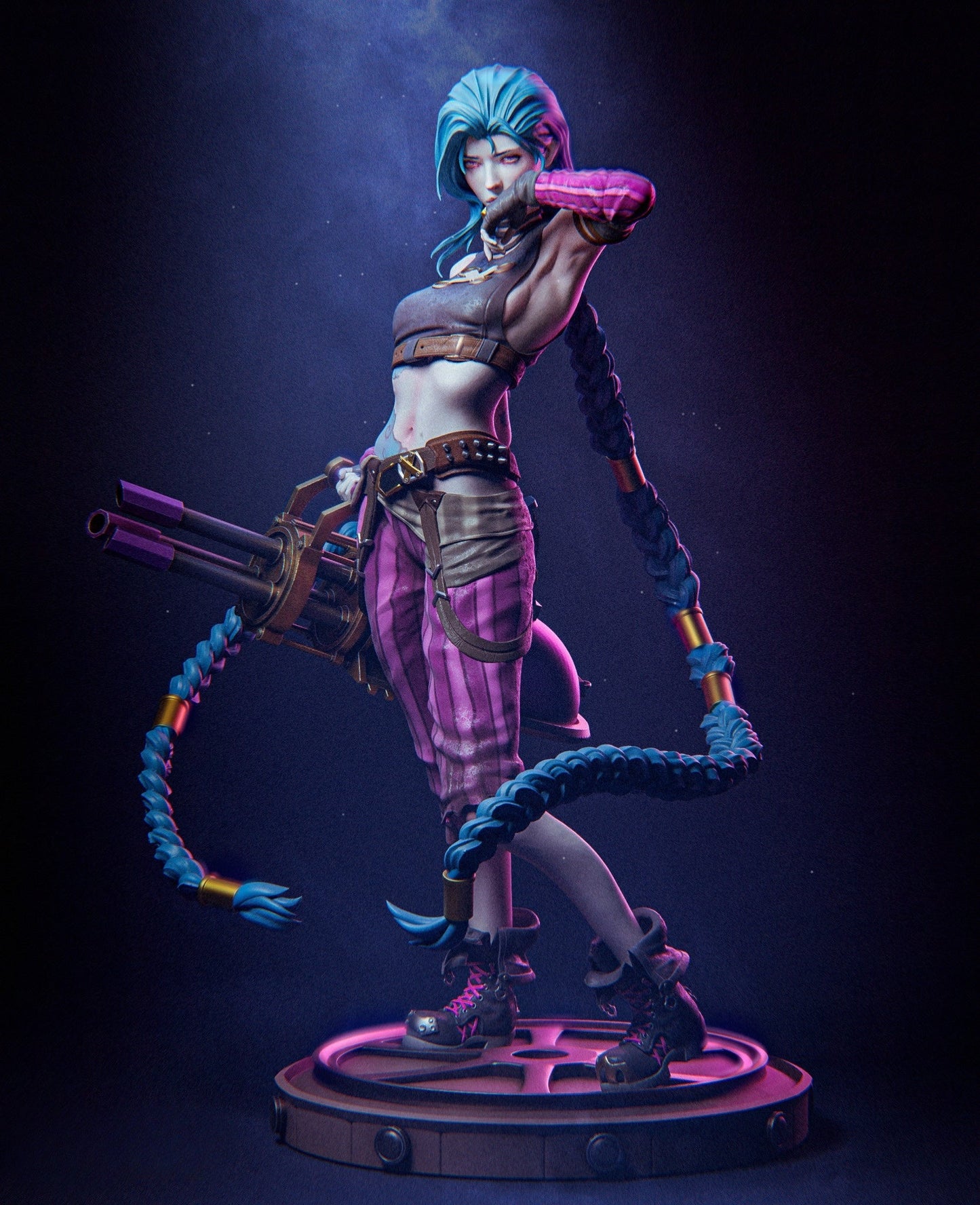 0632 Jinx NSFW - League Of Legends (3273) - STL 3D Print Files