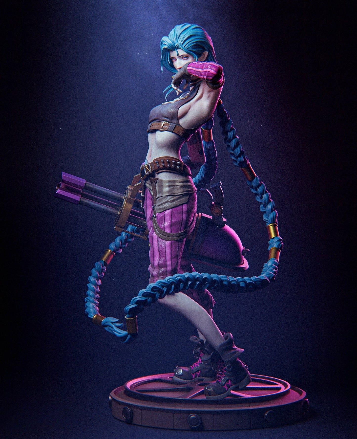 0632 Jinx NSFW - League Of Legends (3273) - STL 3D Print Files