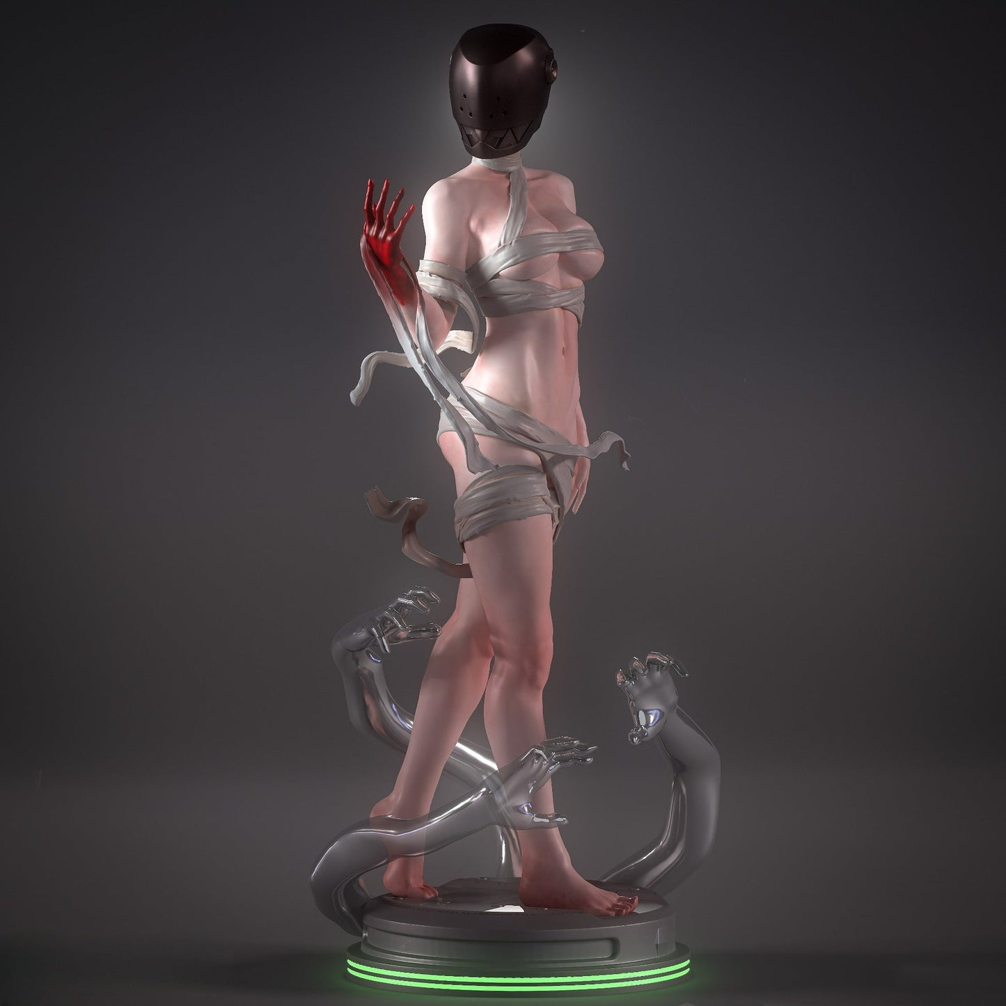 0749 Lucy Kaede NSFW - Elfen Lied (3538) - STL 3D Print Files