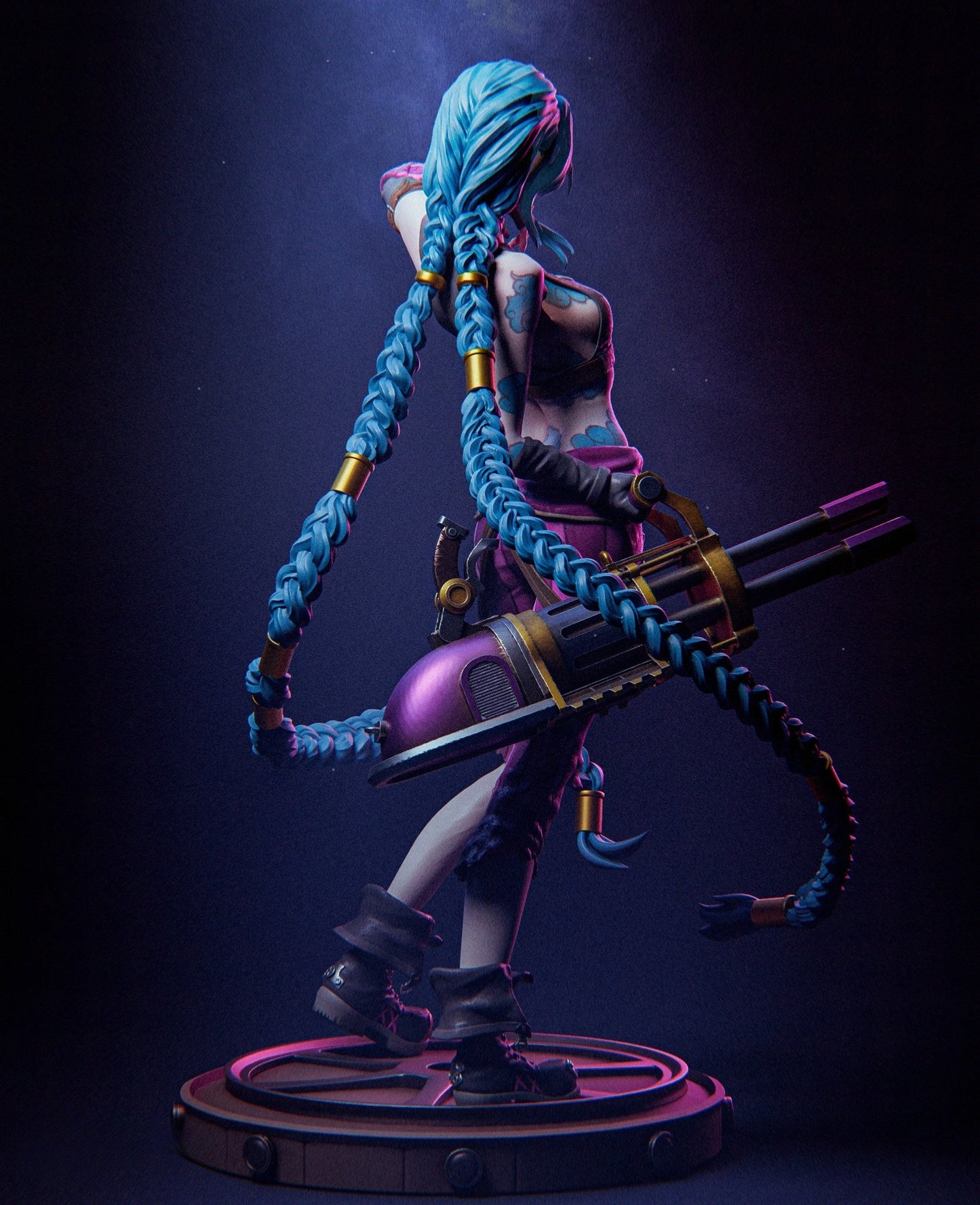 0632 Jinx NSFW - League Of Legends (3273) - STL 3D Print Files