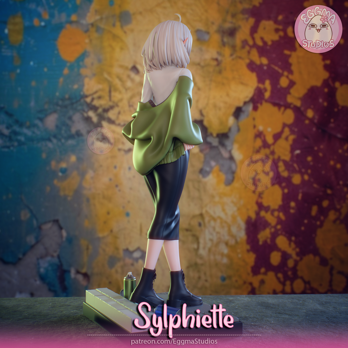 2055 Sylphiette_Mushoku Tensei NSFW - STL 3D Print Files