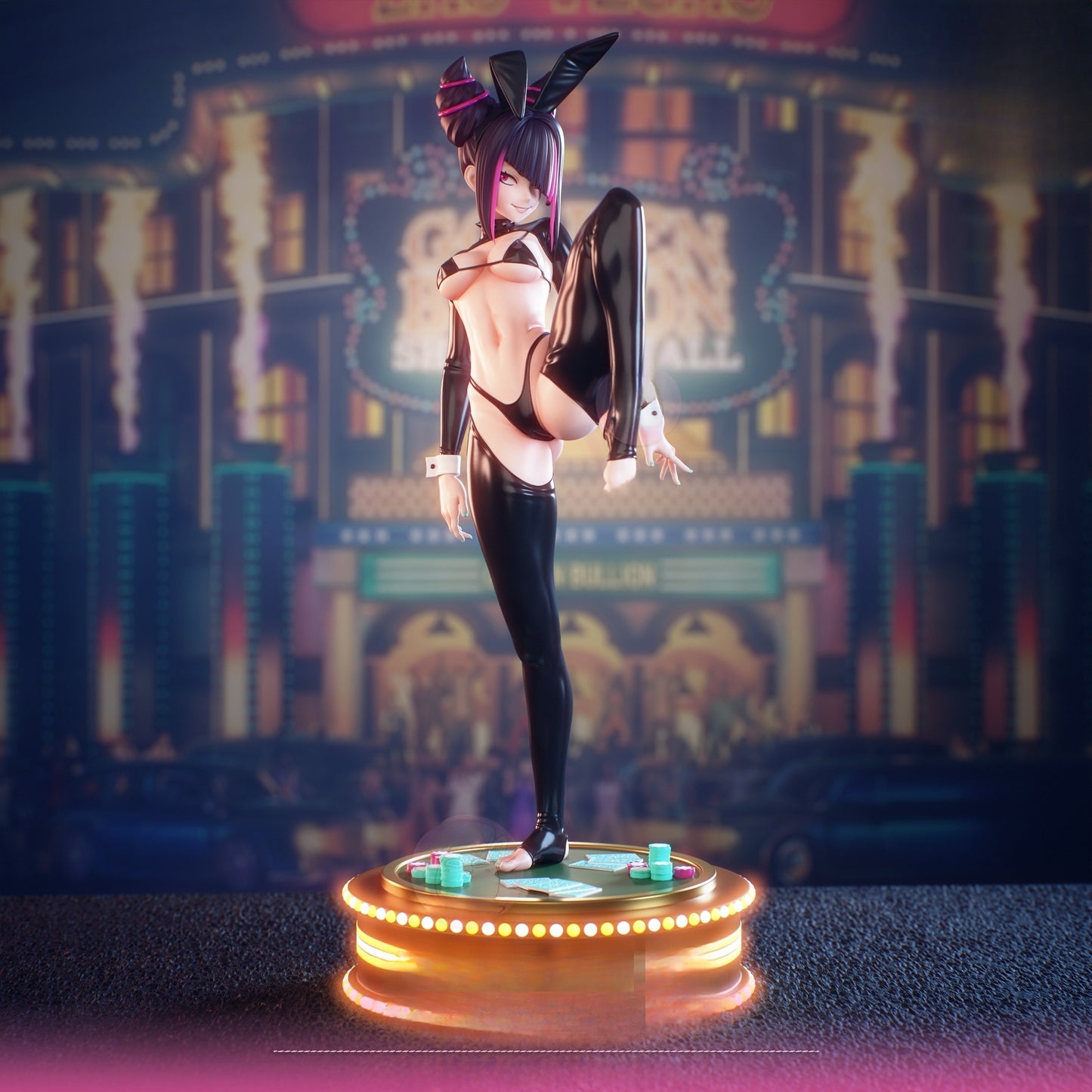 1672 Juri Han_Street Fighter NSFW - STL 3D Print Files