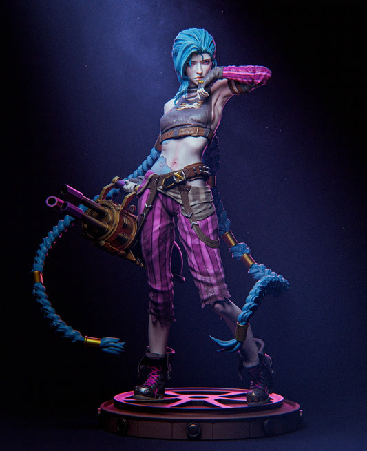 0632 Jinx NSFW - League Of Legends (3273) - STL 3D Print Files