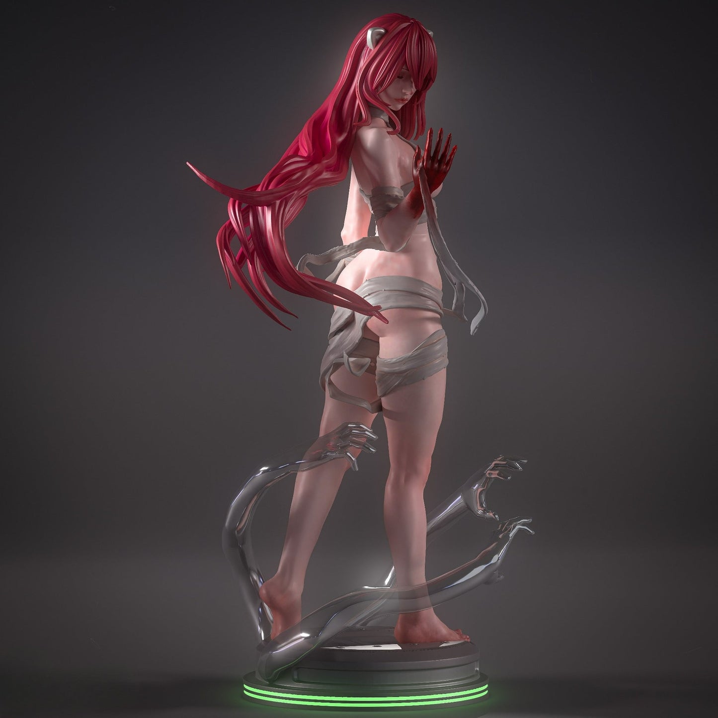 0749 Lucy Kaede NSFW - Elfen Lied (3538) - STL 3D Print Files