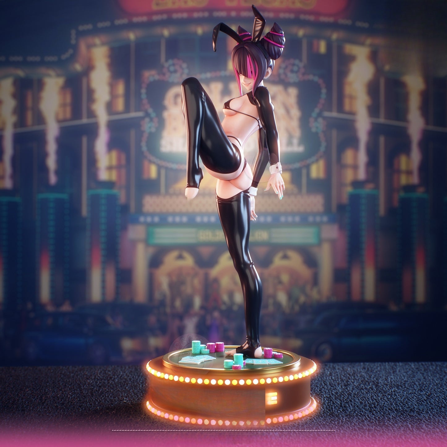 1672 Juri Han_Street Fighter NSFW - STL 3D Print Files