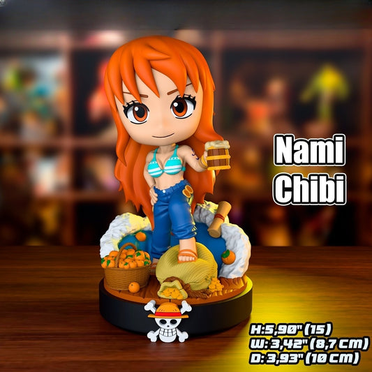 0675 Nami_One PieceChibi - STL 3D Print Files