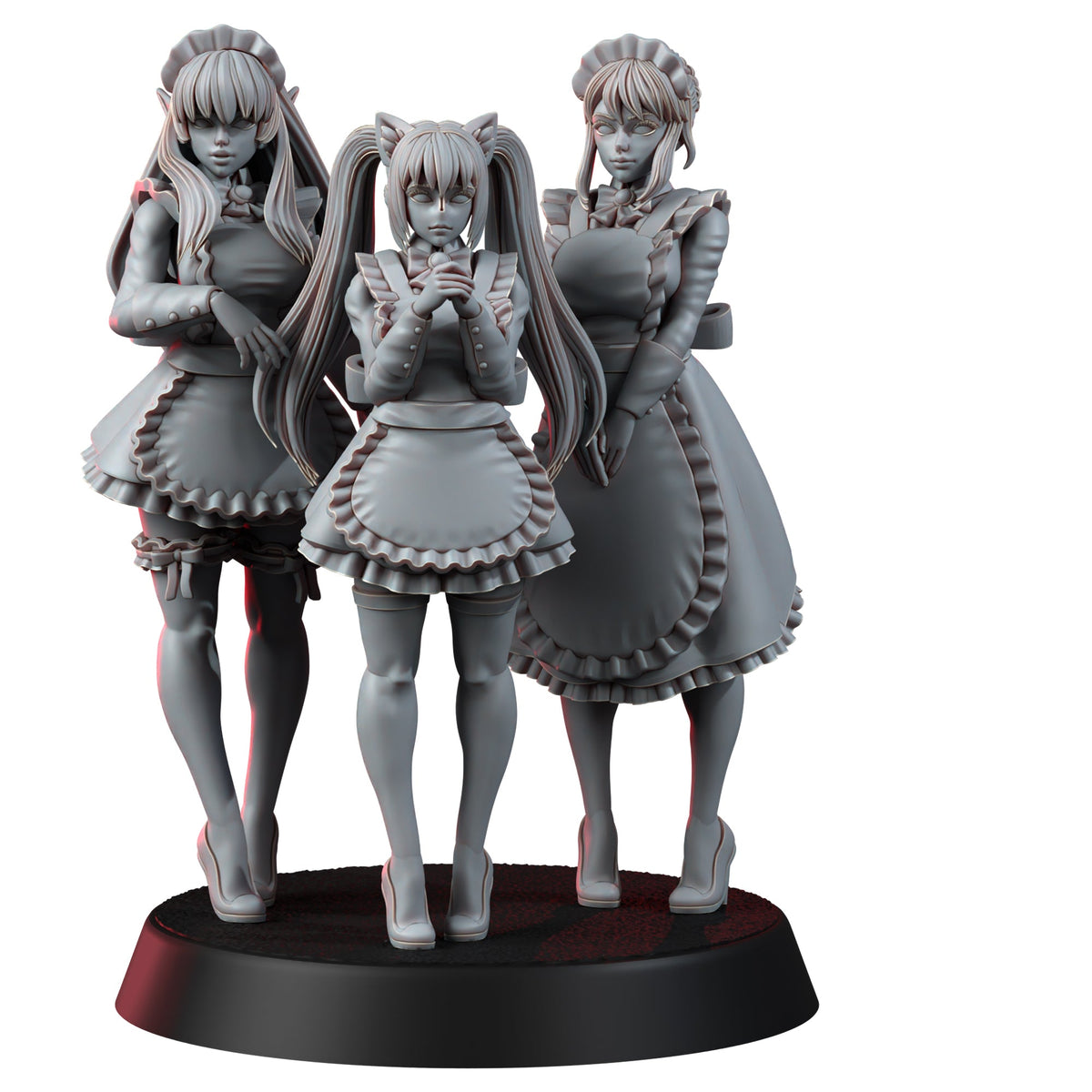 1875 Space Maids Waifus_Miniatures - STL 3D Print Files