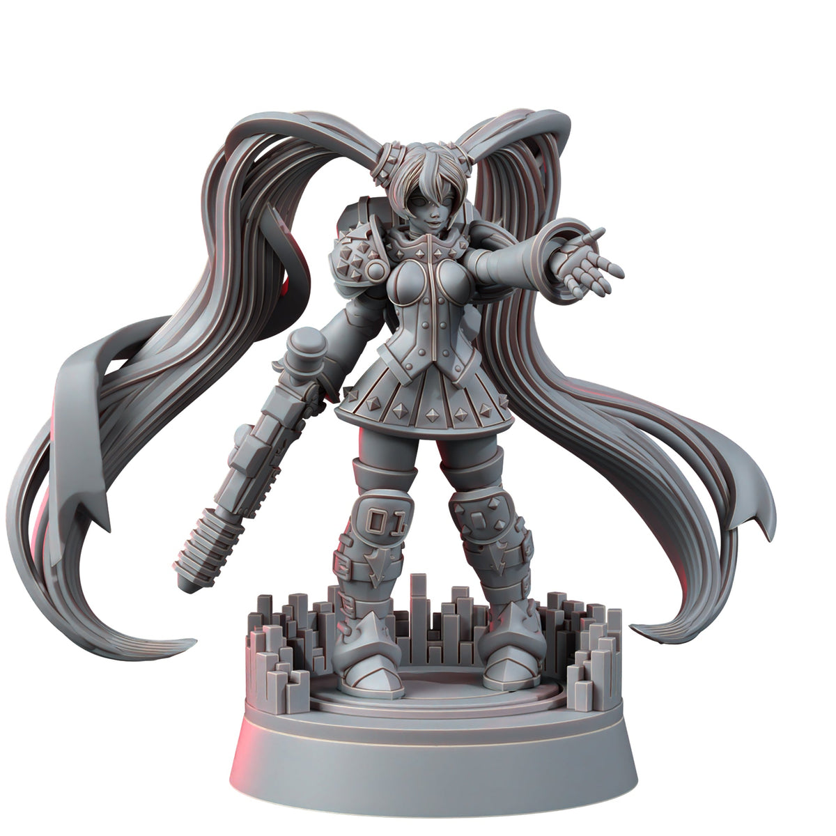 1874 Vocaloid Sister_Miniatures - STL 3D Print Files