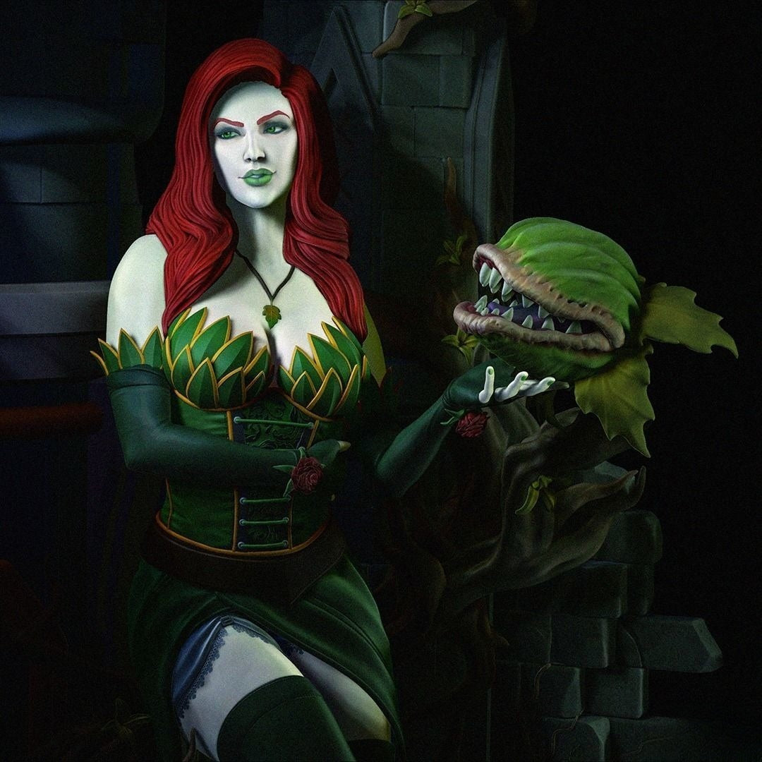 1033 Harley Quinn_Poison Ivy_Catwoman - STL 3D Print Files