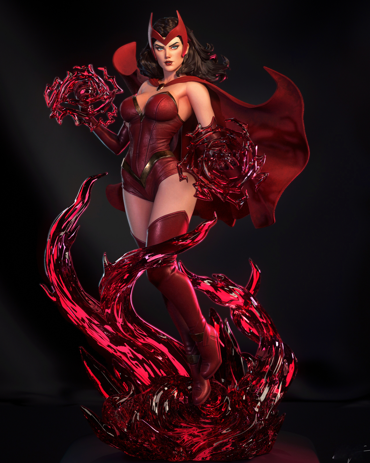 1812 Scarlet Withch_Marvel Comics NSFW - STL 3D Print Files