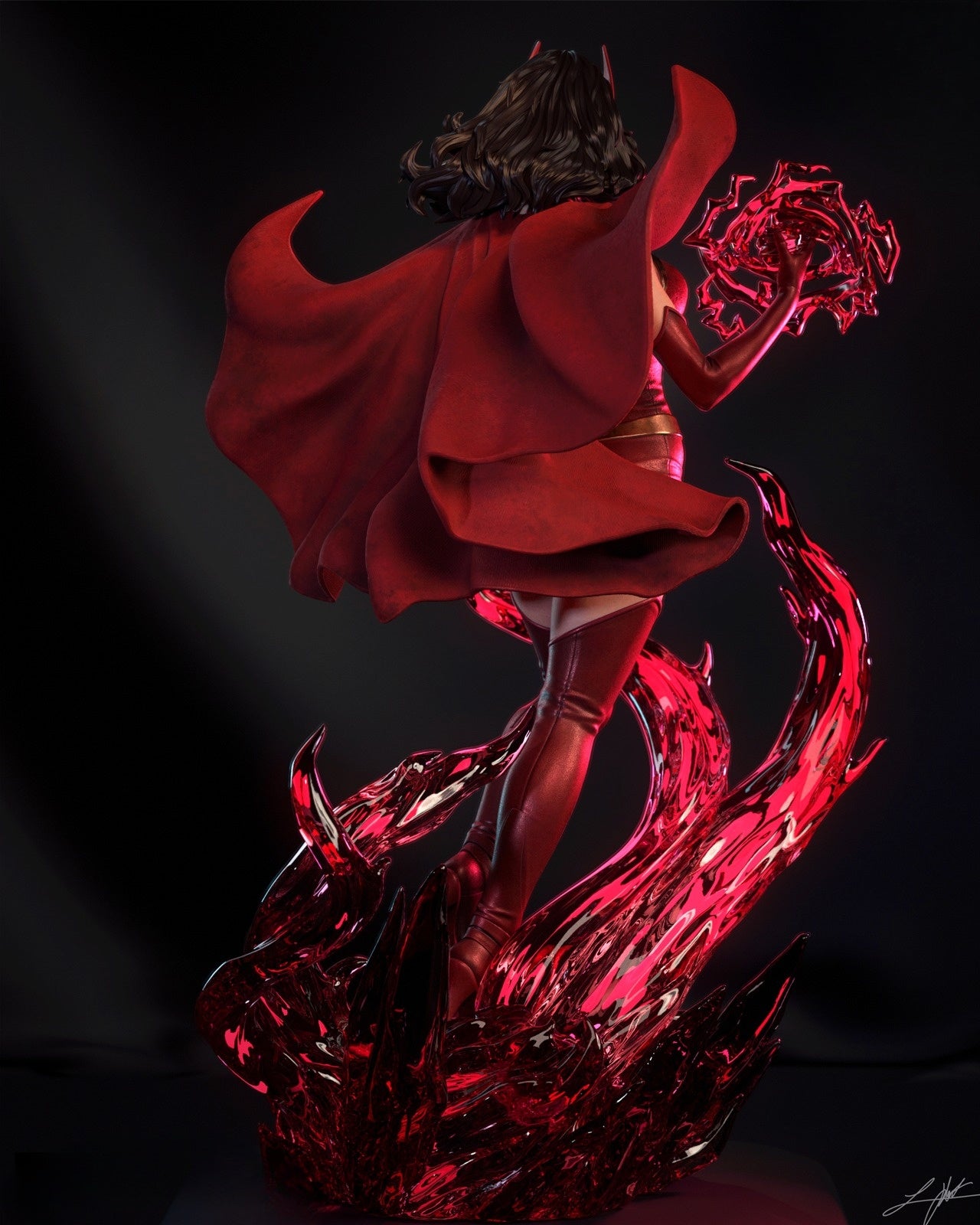 1004 Scarlet Withch_MarvelComics NSFW - STL 3D Print Files