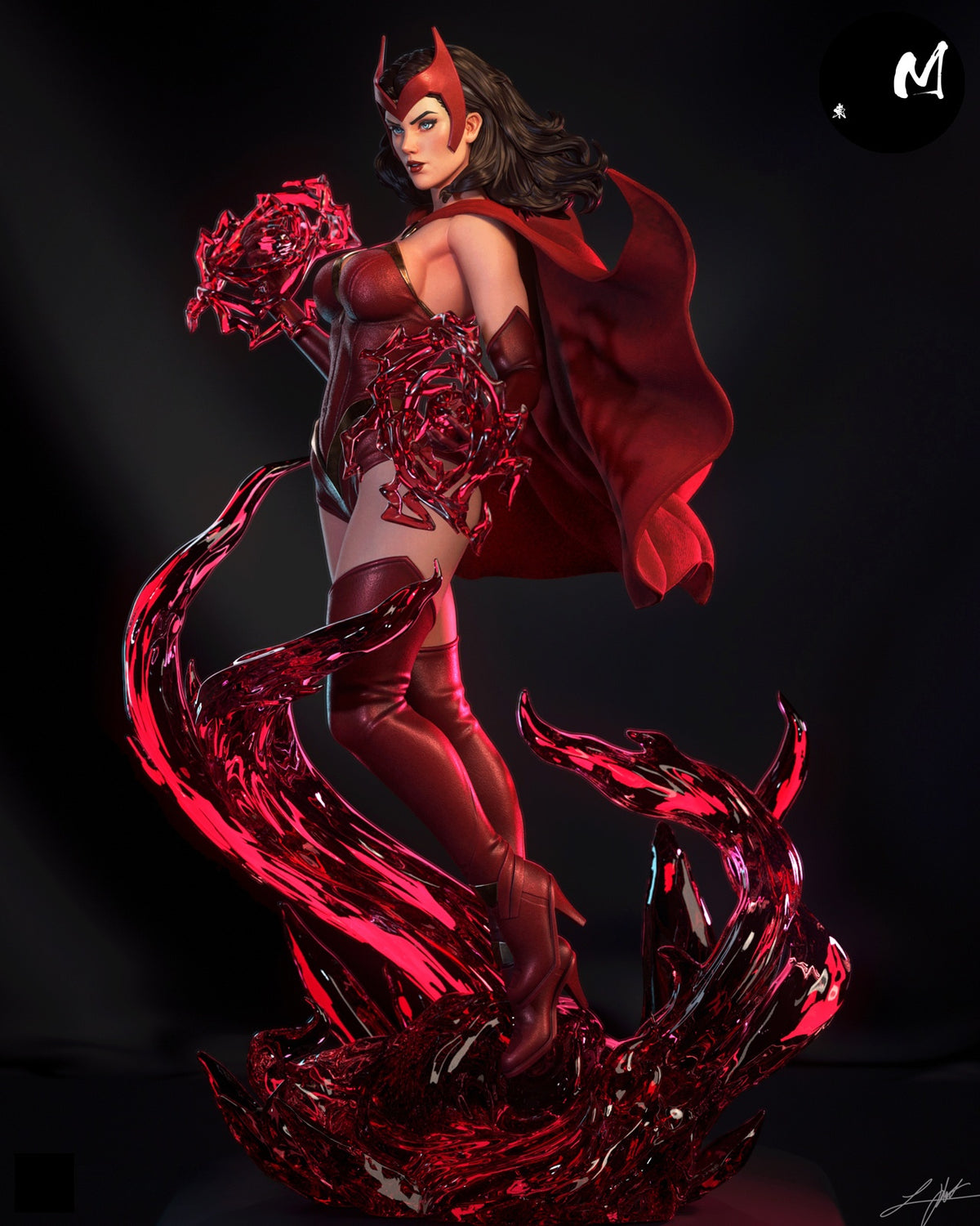 1812 Scarlet Withch_Marvel Comics NSFW - STL 3D Print Files