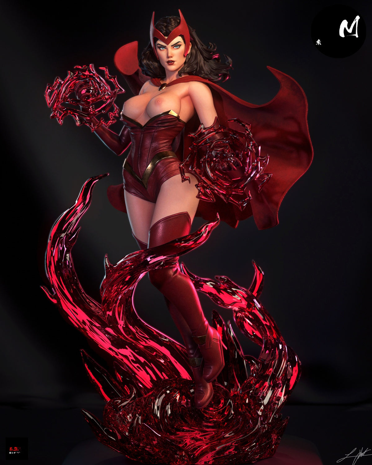 1812 Scarlet Withch_Marvel Comics NSFW - STL 3D Print Files