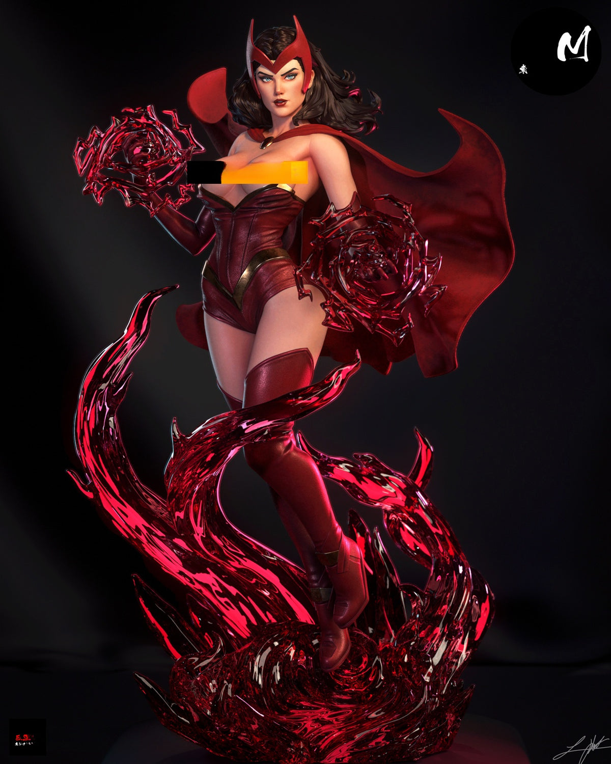 1812 Scarlet Withch_Marvel Comics NSFW - STL 3D Print Files