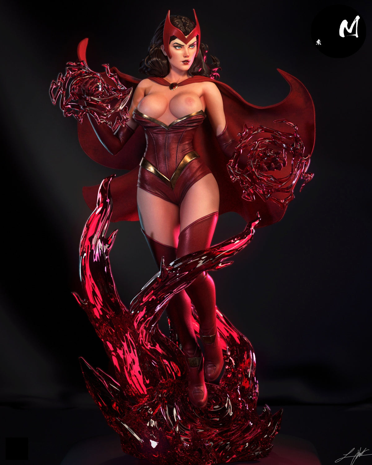 1812 Scarlet Withch_Marvel Comics NSFW - STL 3D Print Files
