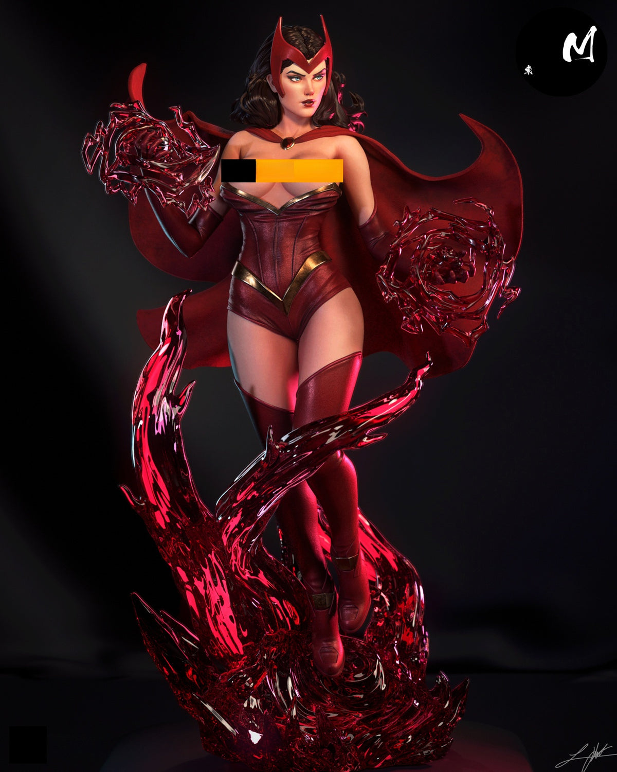 1812 Scarlet Withch_Marvel Comics NSFW - STL 3D Print Files