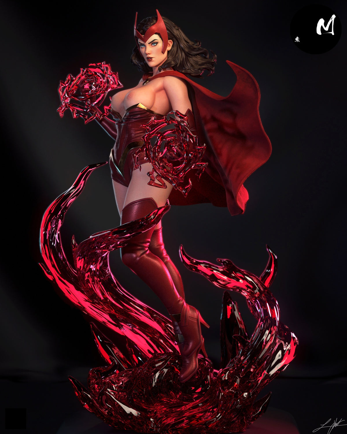 1812 Scarlet Withch_Marvel Comics NSFW - STL 3D Print Files