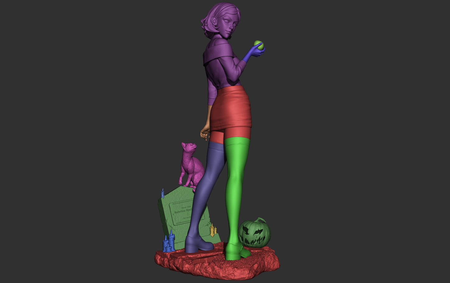0459 Sabrina Spellman - STL 3D Print Files