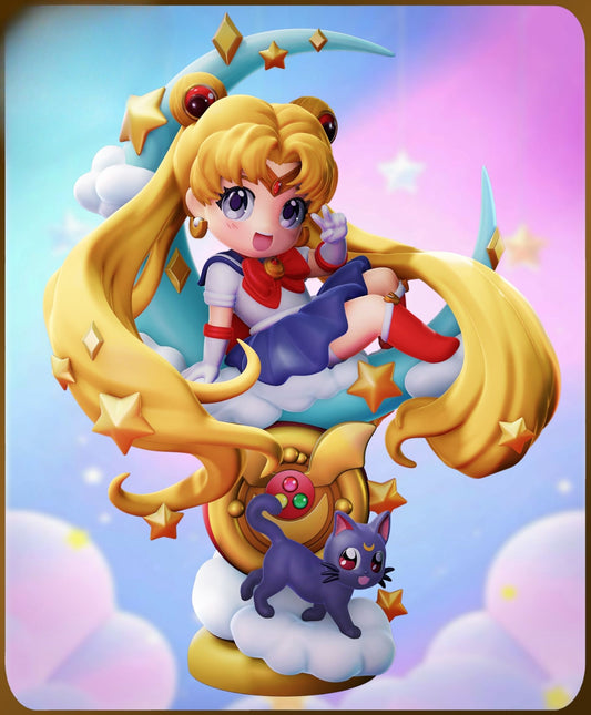 0575 Chibi Sailor Moon - STL 3D Print Files